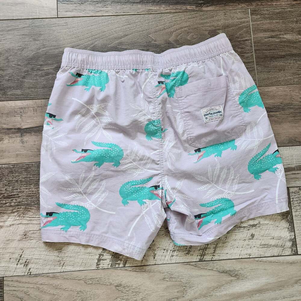 Party Pants Gator Done Swim Shorts Men's Size Medium - Picture 11 of 13